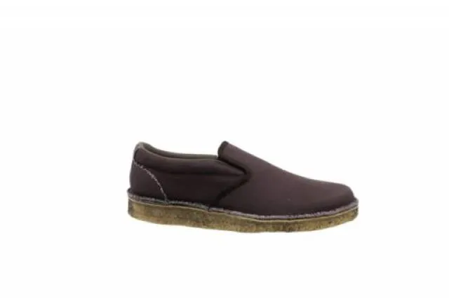 [79043] Mens Clarks Desert Fox Brown Canvas Crepe Loafers