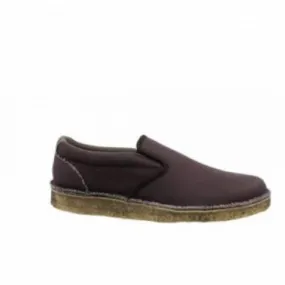 [79043] Mens Clarks Desert Fox Brown Canvas Crepe Loafers