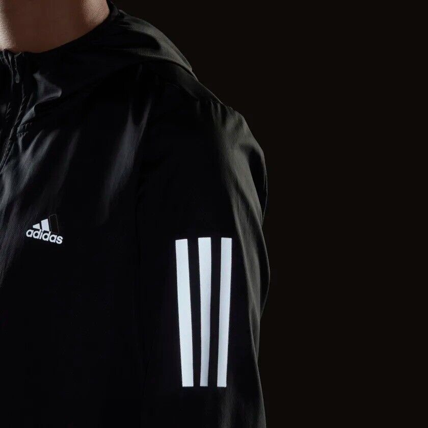 adidas Own The Run Hooded Womens Running Jacket WIND.RDY Windbreaker Ladies