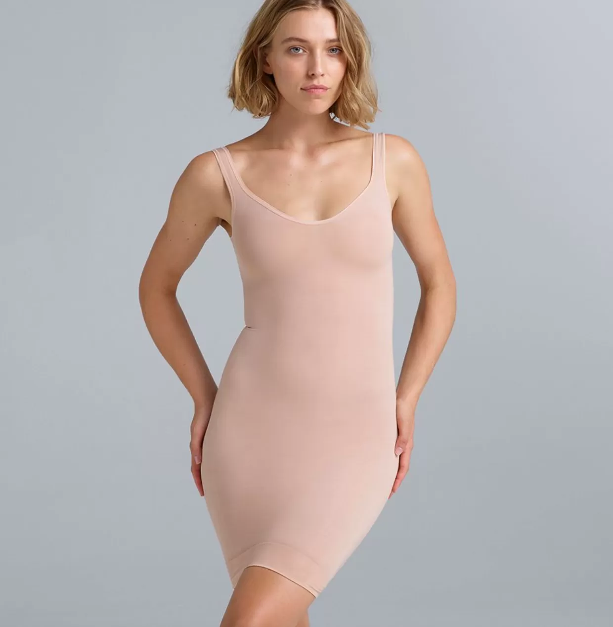 Ambra Powerlite Full Slip - Rose Beige