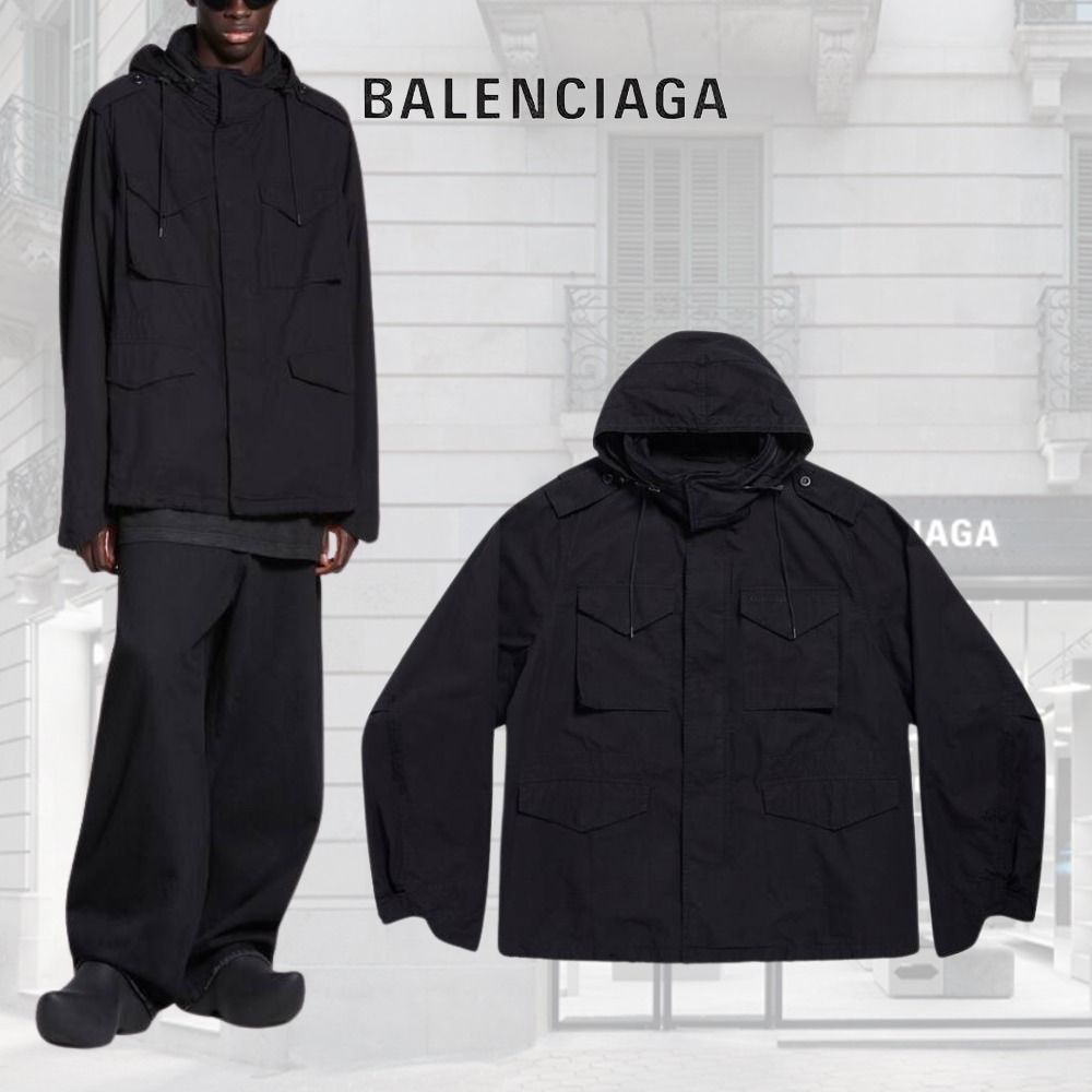 BALENCIAGA  |Balenciaga Military Parka in Black