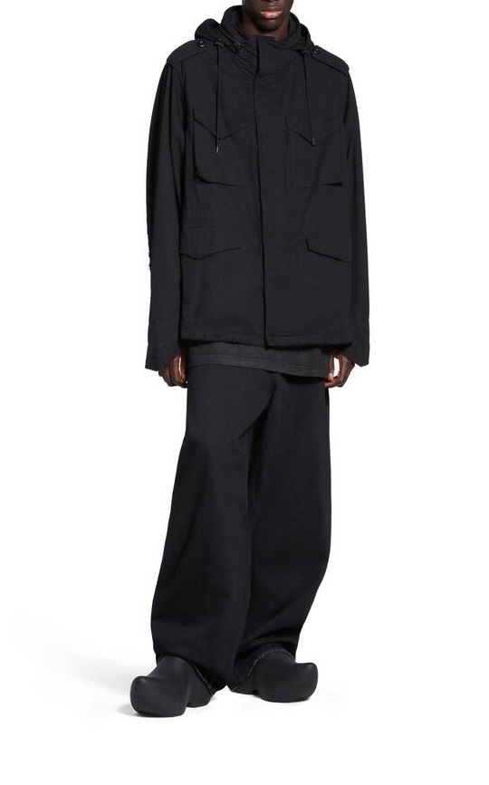 BALENCIAGA  |Balenciaga Military Parka in Black