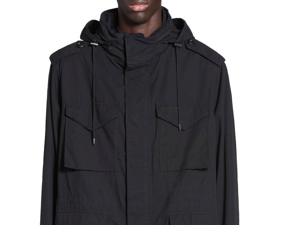 BALENCIAGA  |Balenciaga Military Parka in Black