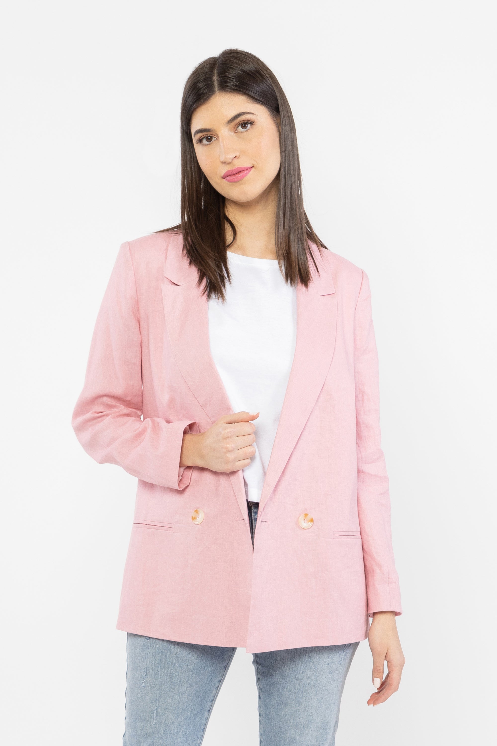 Billie The Label Dylan Blazer - Gelato Linen