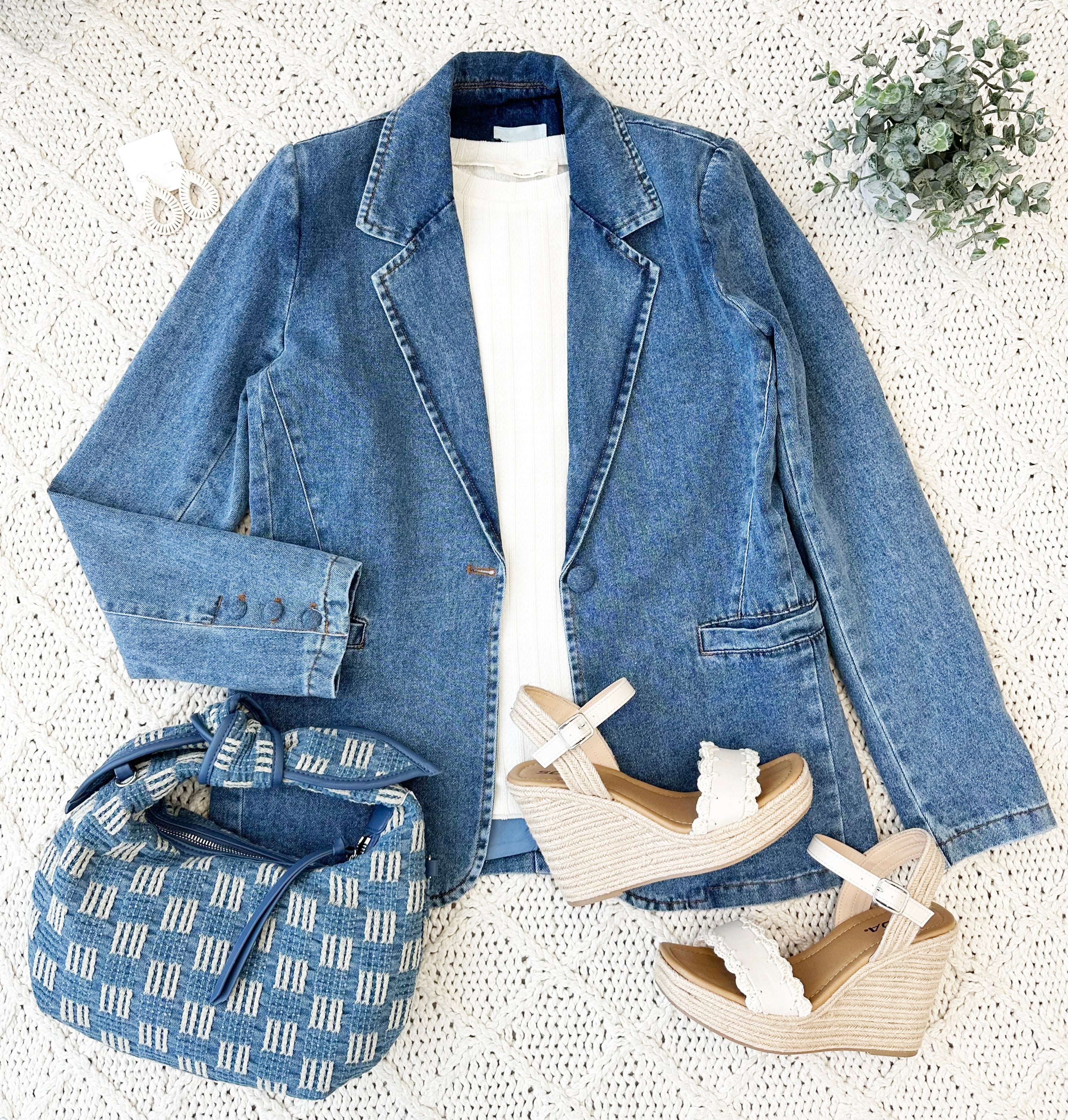 Blue Denim Blazer