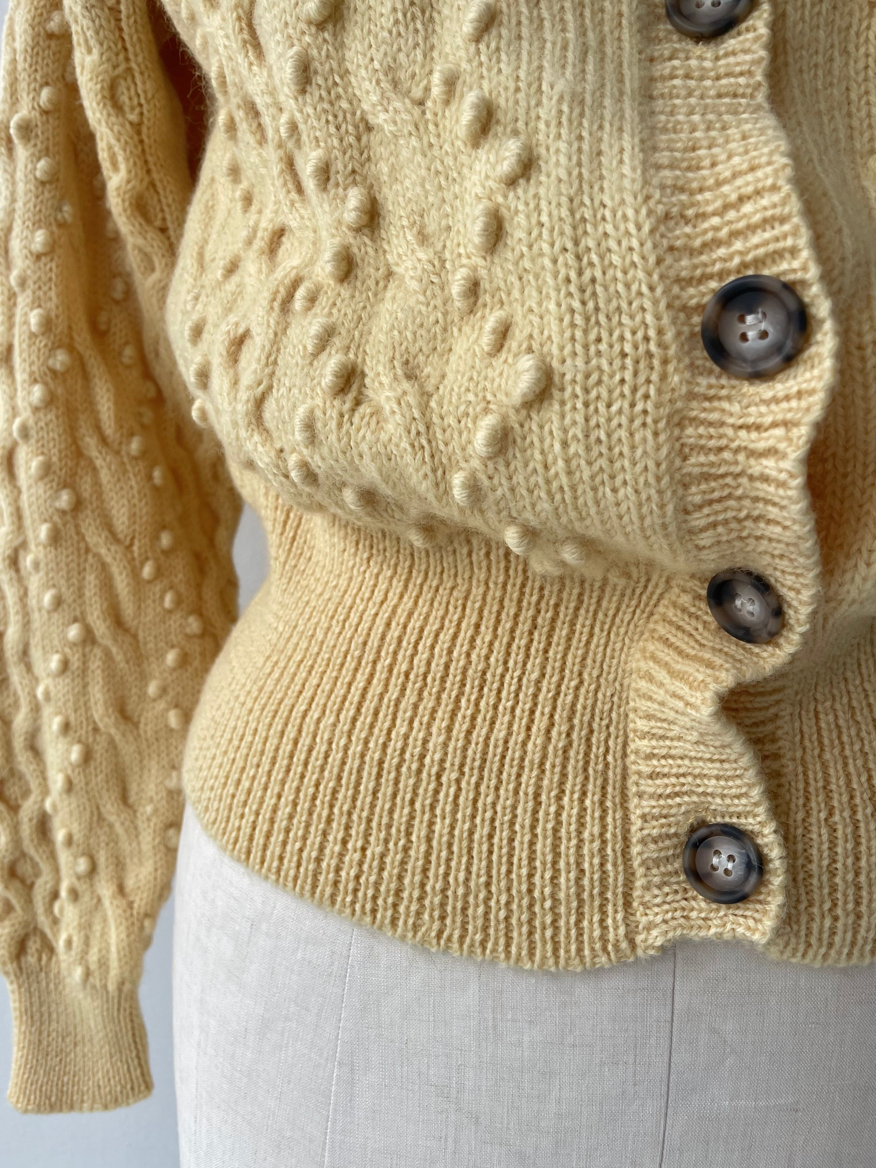 Butter Popcorn Wool Sweater