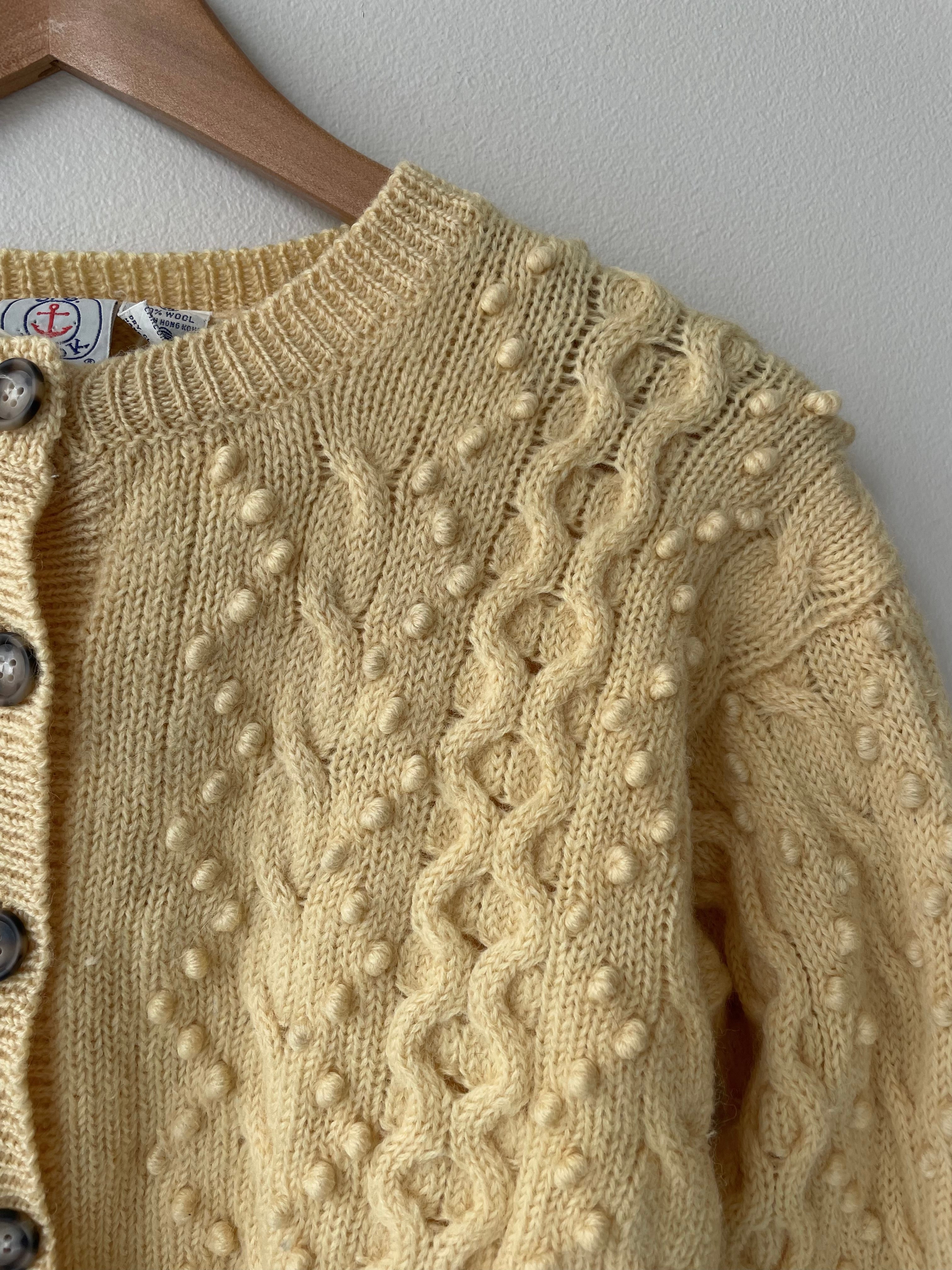 Butter Popcorn Wool Sweater