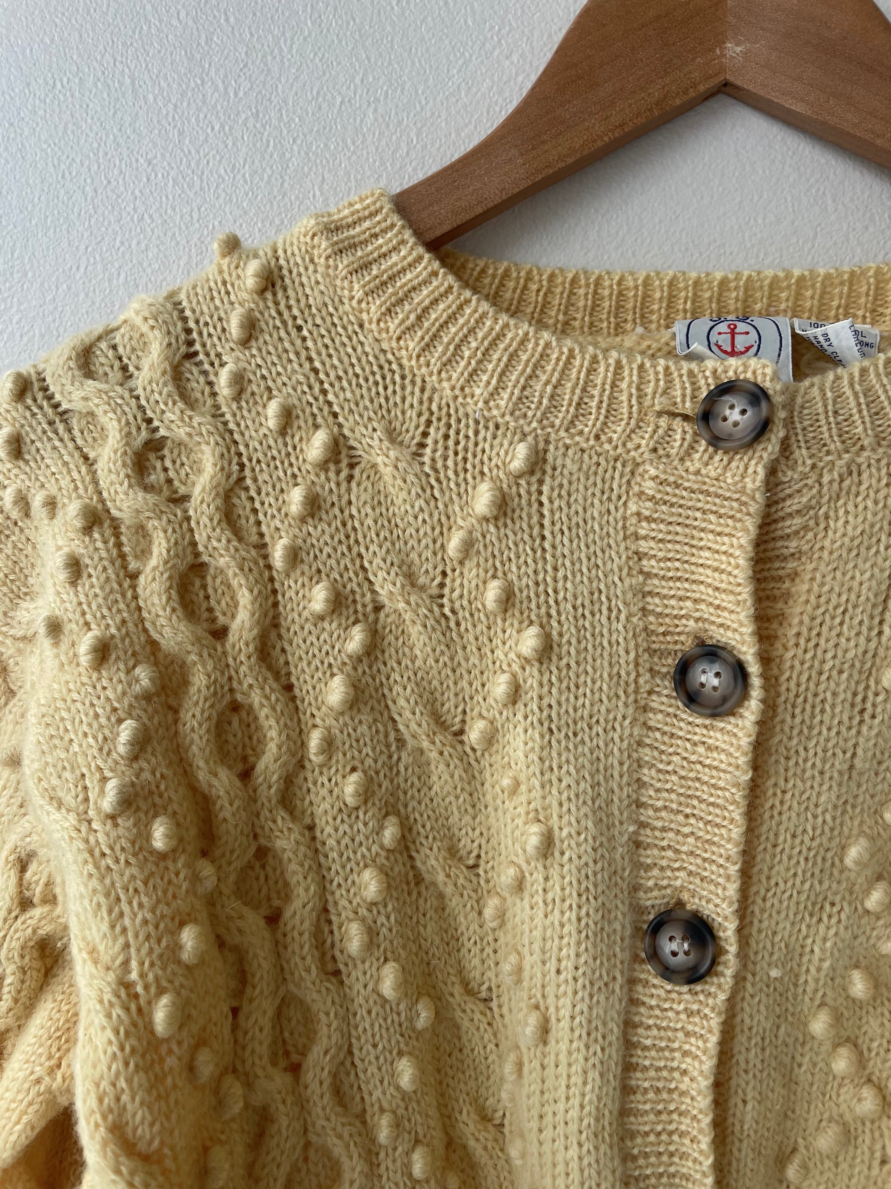 Butter Popcorn Wool Sweater