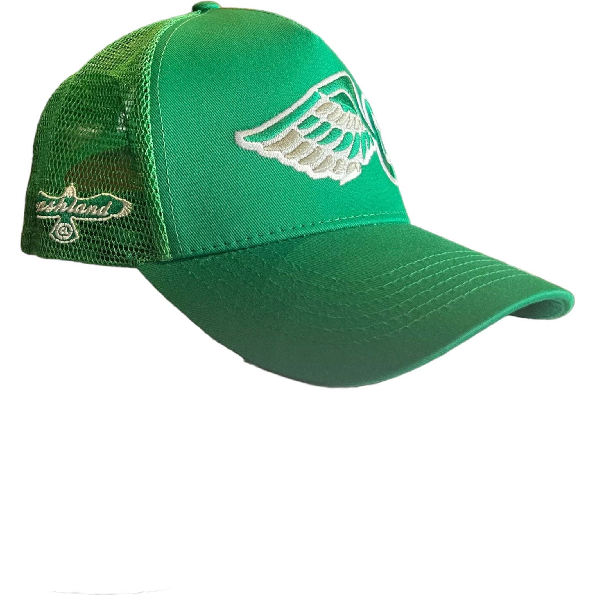 C Wing Premium Trucker  Kelly Green . White