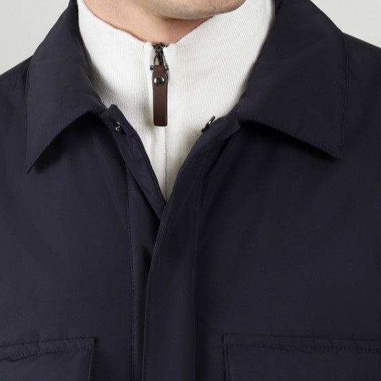 Canali Dark Navy Outerwear