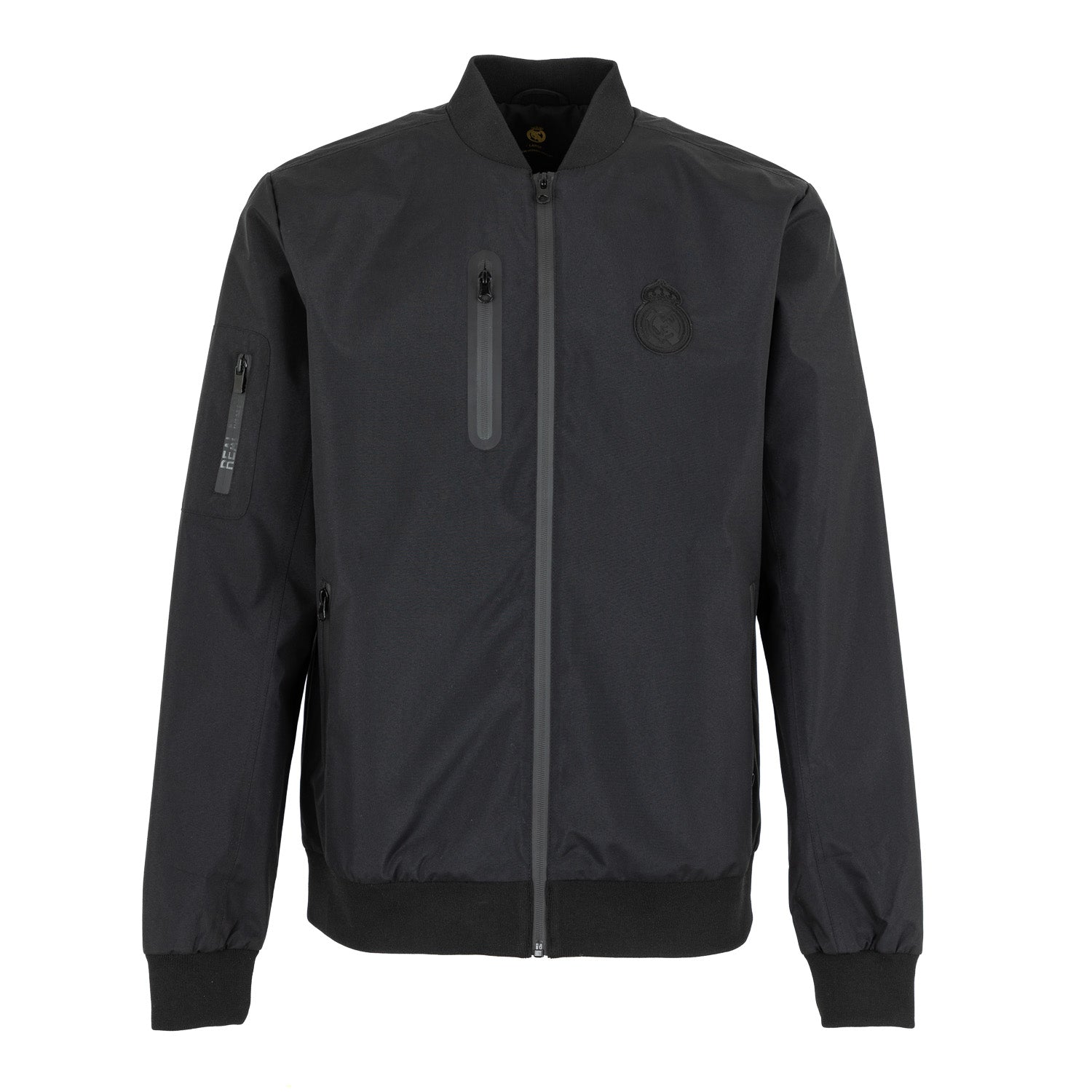 Chaqueta Bomber Outerwear Hombre monocolor Negro