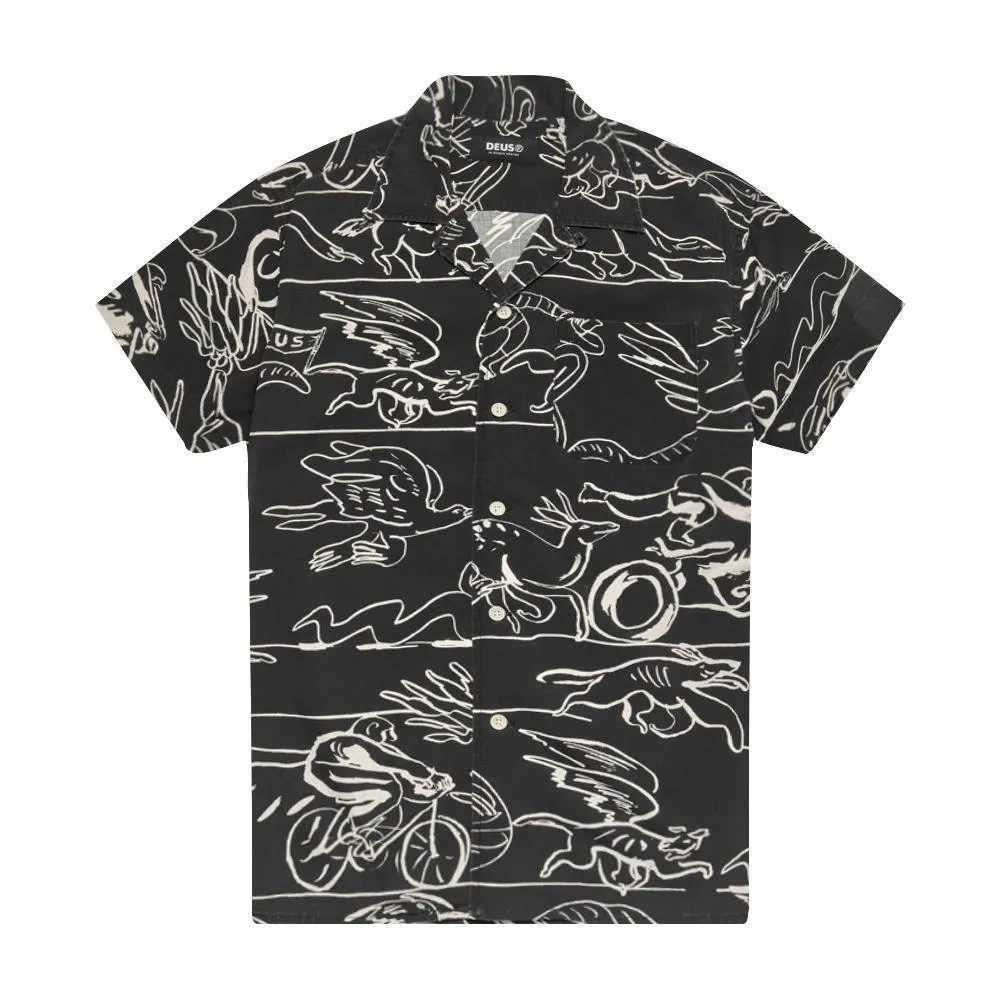 Deus Ex Machina  |Unisex Logo Surf Style Shirts