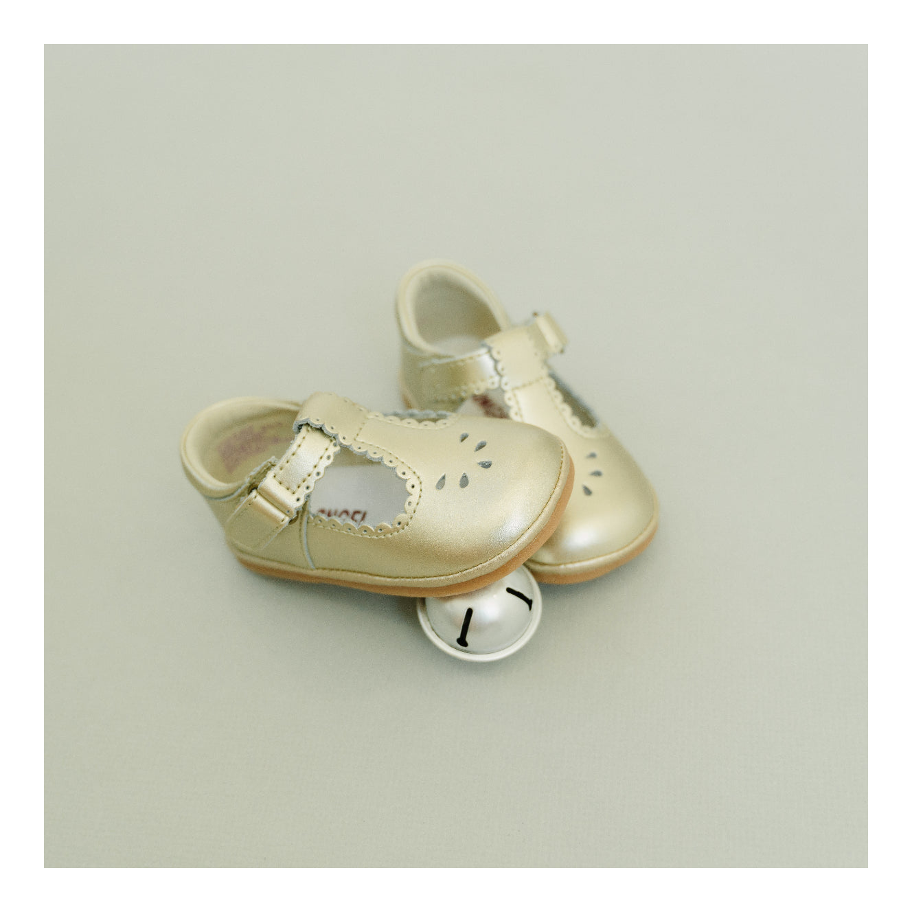 Dottie Scalloped T-Strap Mary Jane (Baby)