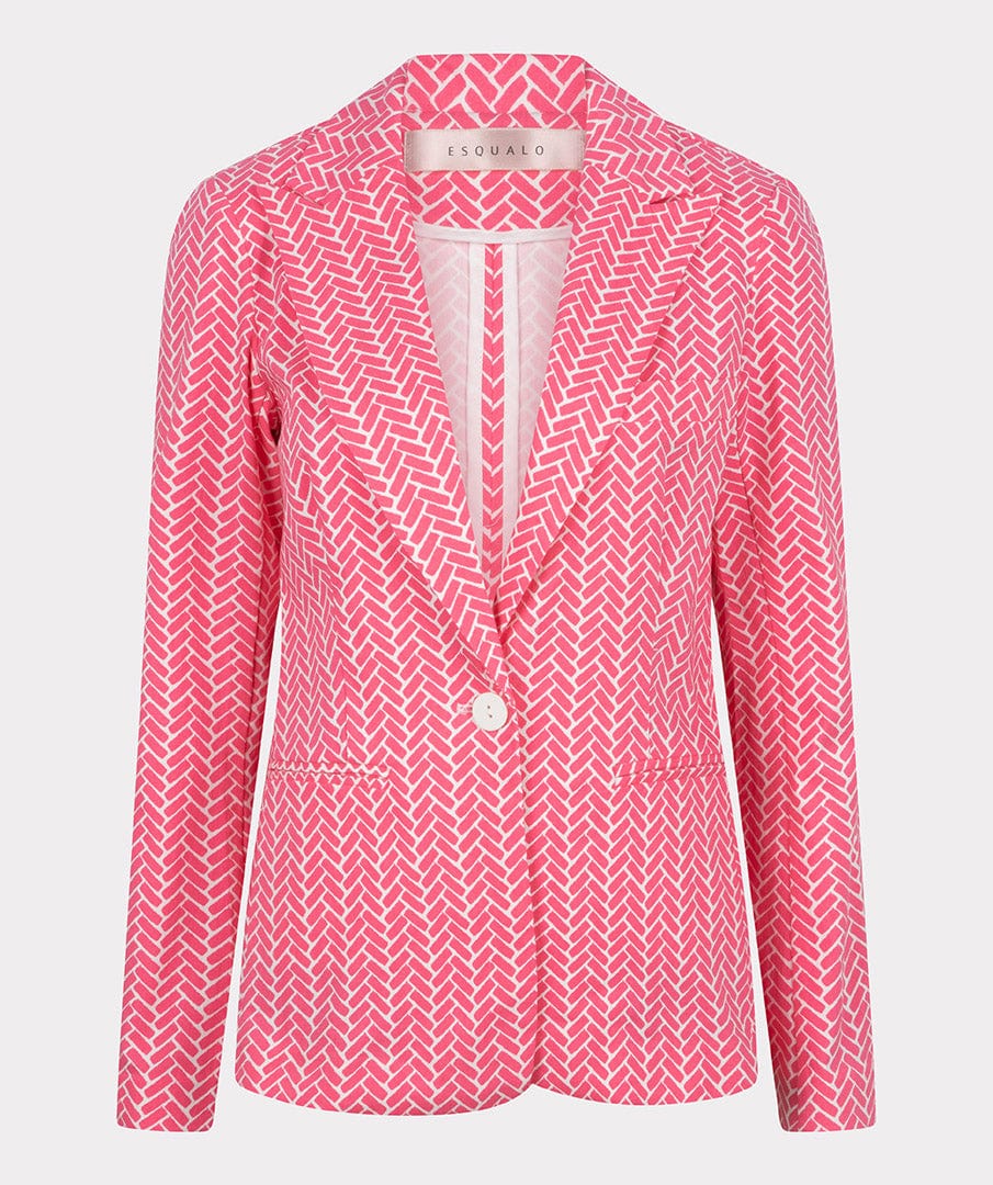 Esqualo Pretty in Pink Stretch Blazer- SP23170000