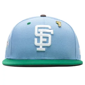 Feature x New Era Earth San Francisco Giants Fitted - Birdseye Blue/Kelly Green