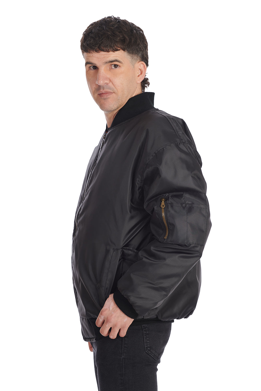 Flight Jacket-Black Banned Apparel