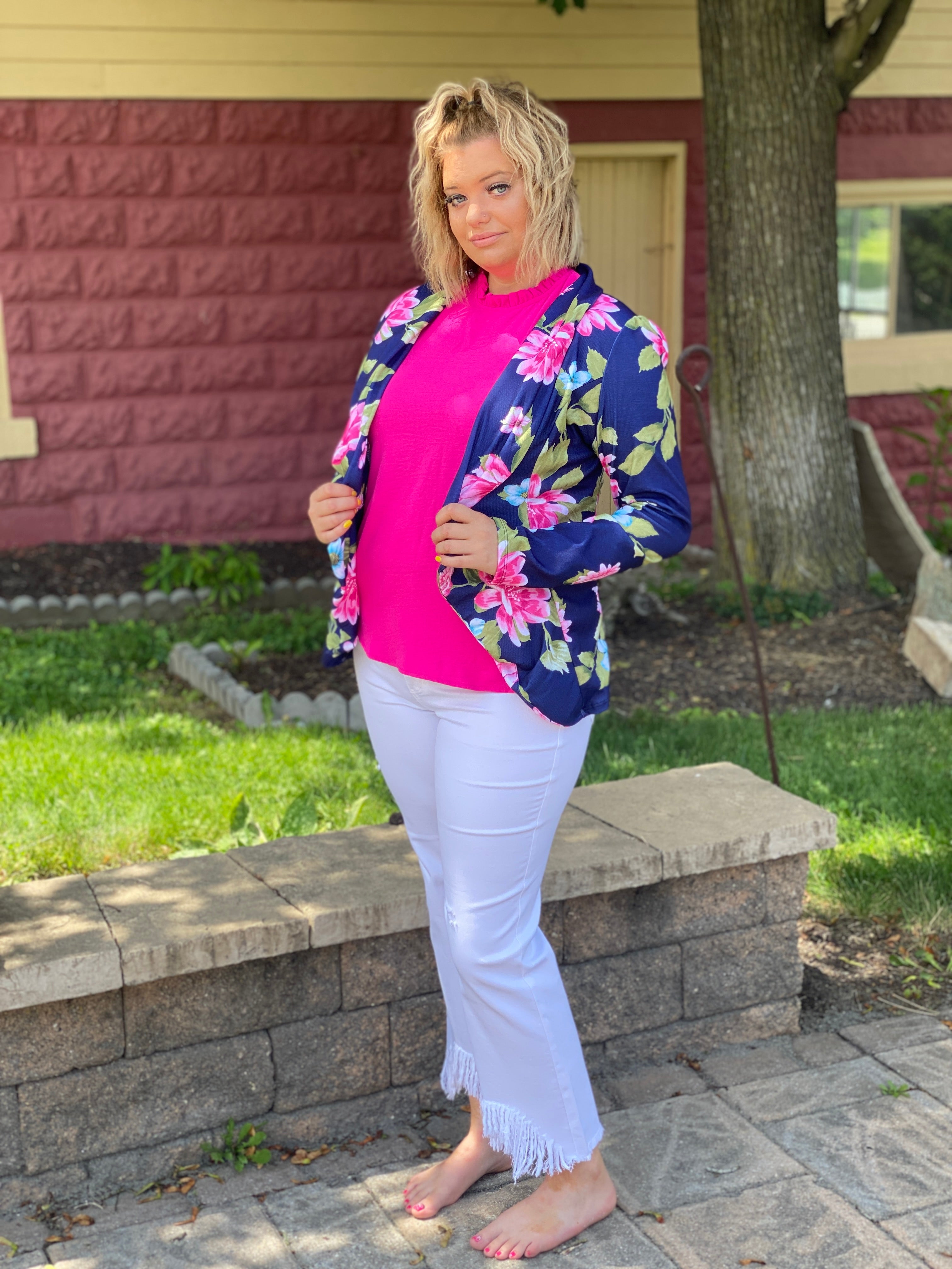 Floral Blazer