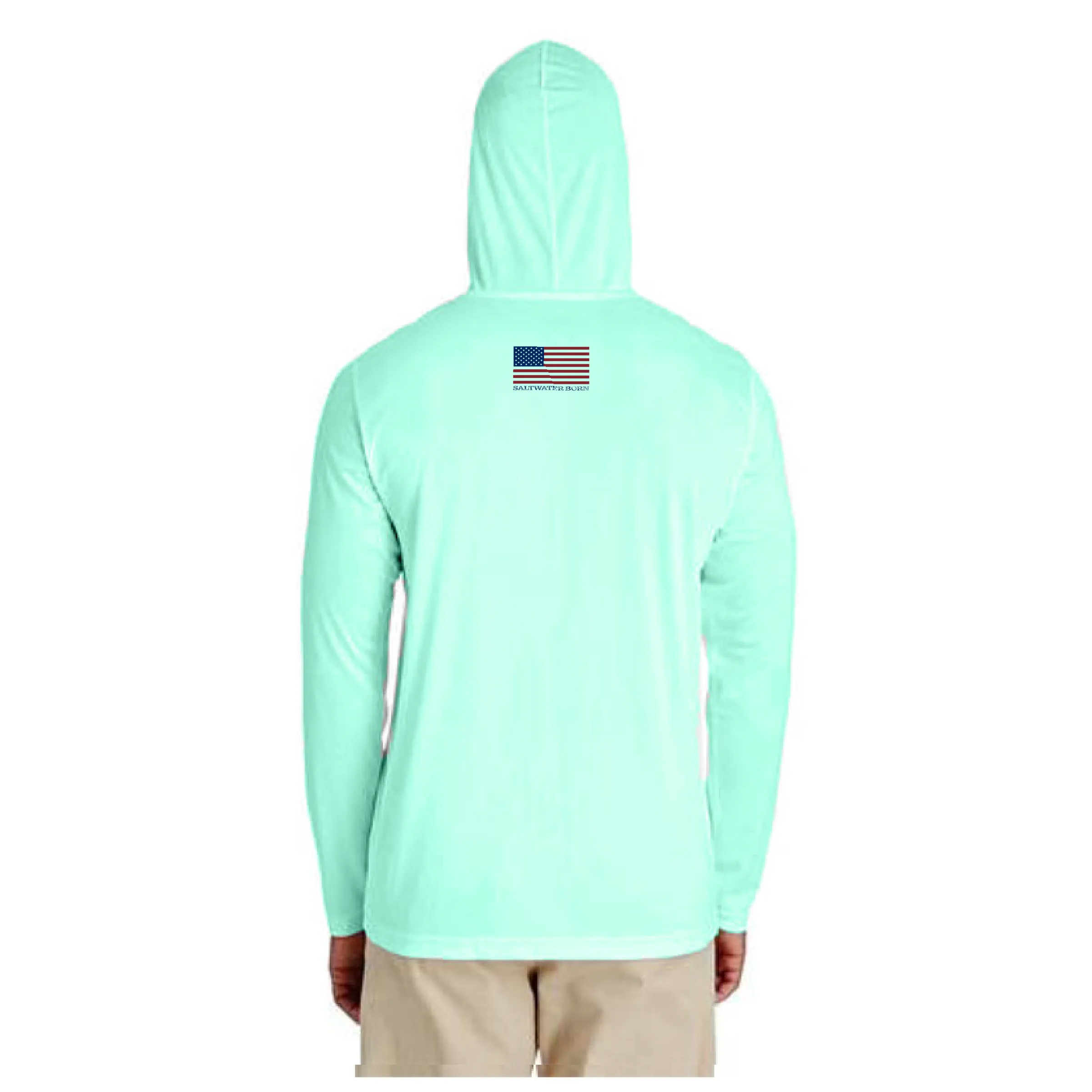 Florida Flag Boys and Girls Long Sleeve UPF 50+ Dry-Fit Hoody