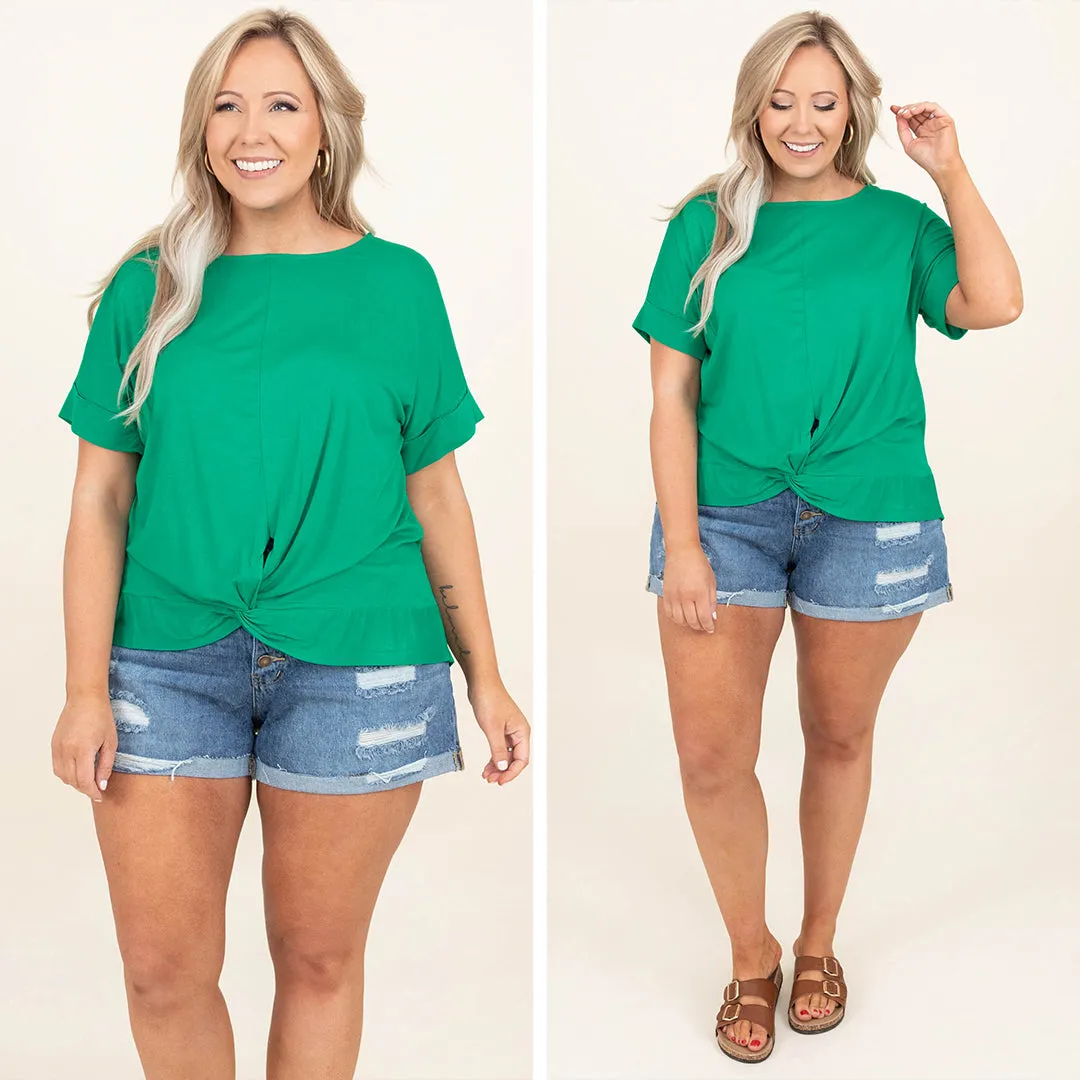 Gossip Only Top, Kelly Green