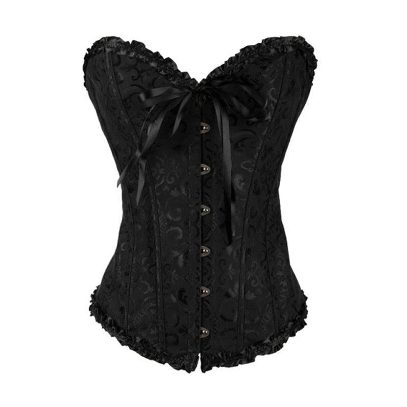 Gothic and Alternative Women's Waist Trainer Corset - Slimming Shapewear for a Sexy Figure