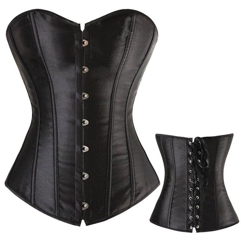 Gothic and Alternative Women's Waist Trainer Corset - Slimming Shapewear for a Sexy Figure