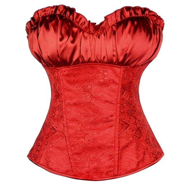 Gothic and Alternative Women's Waist Trainer Corset - Slimming Shapewear for a Sexy Figure