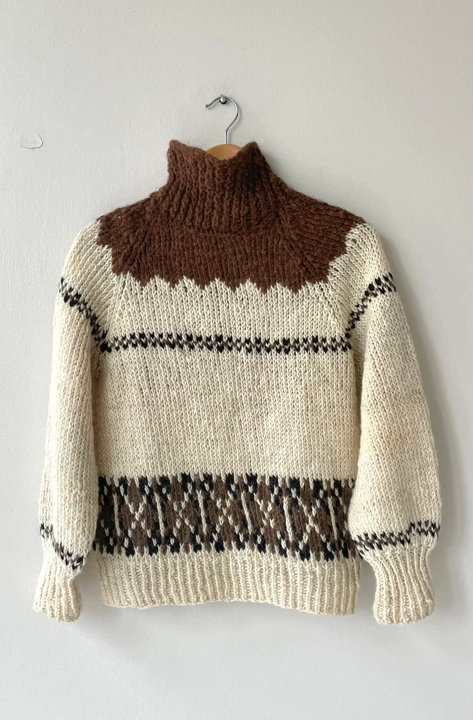 Hand Knit Alpaca & Wool Sweater