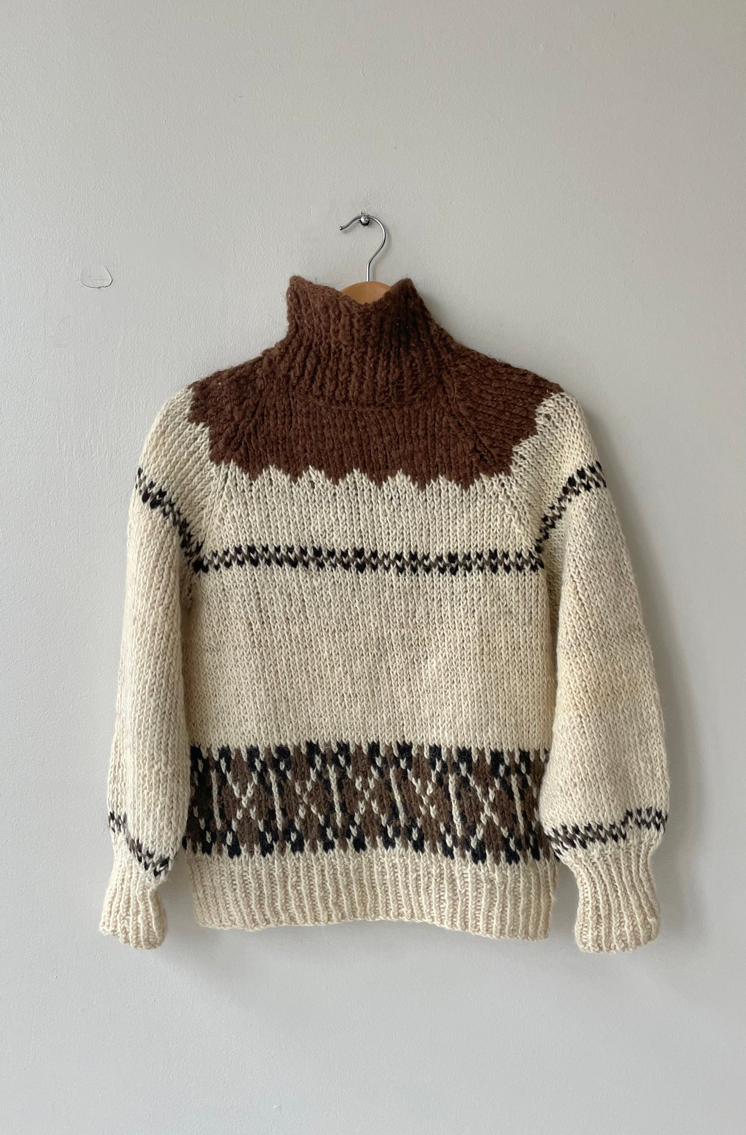 Hand Knit Alpaca & Wool Sweater