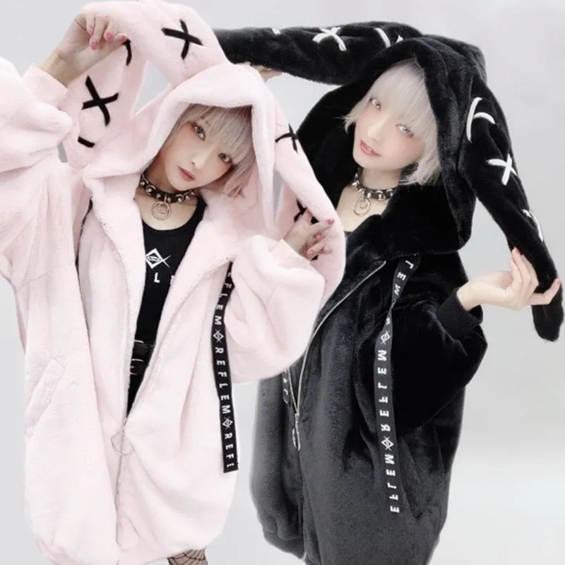 Harajuku Rabbit Ears Coat