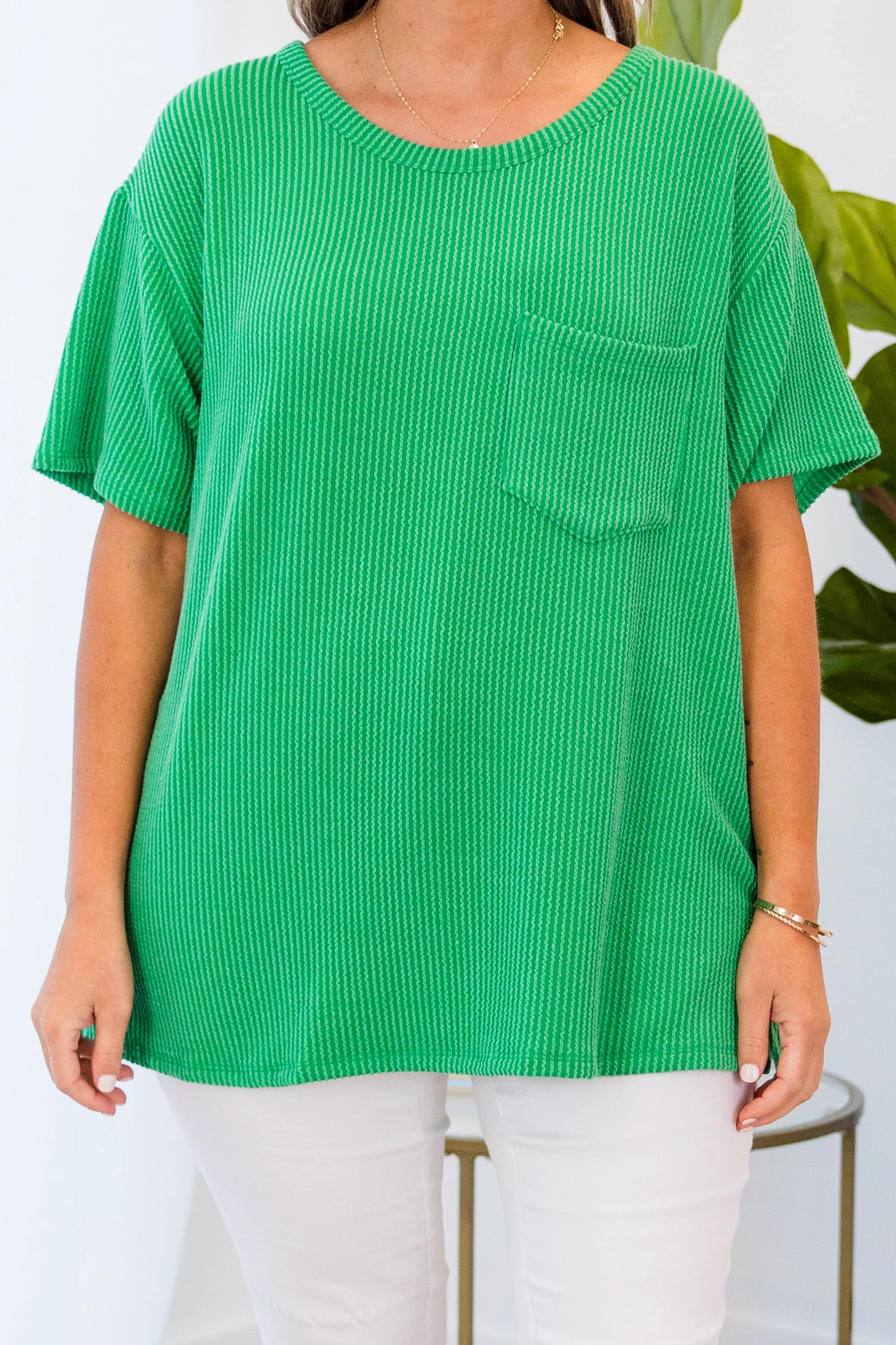 Headliner Top, Kelly Green