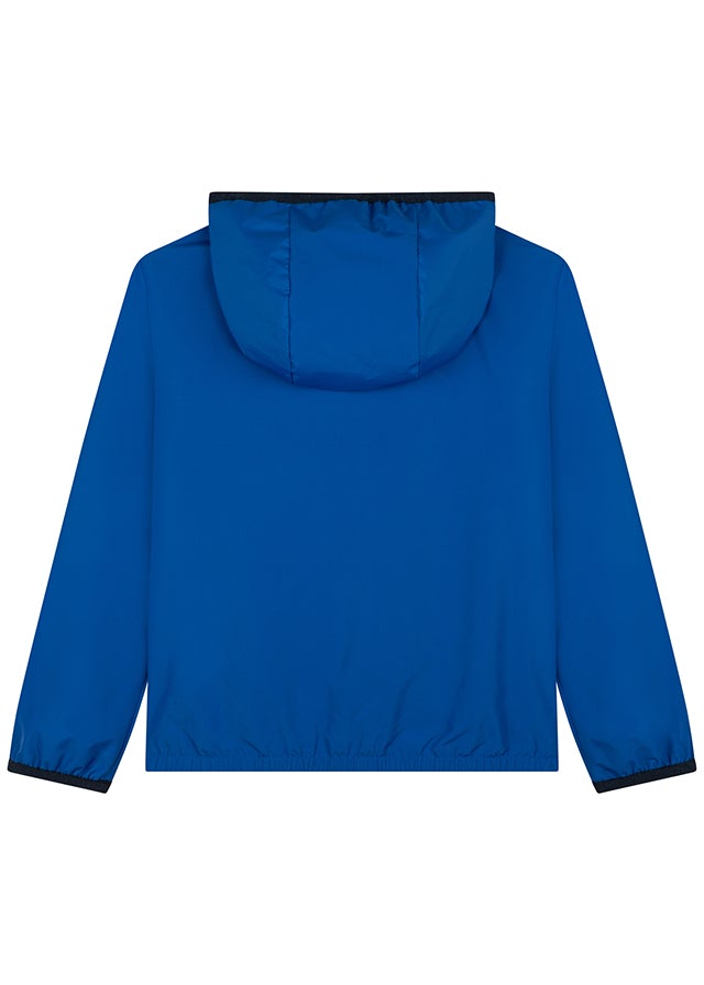 Hooded Windbreaker - Electric Blue