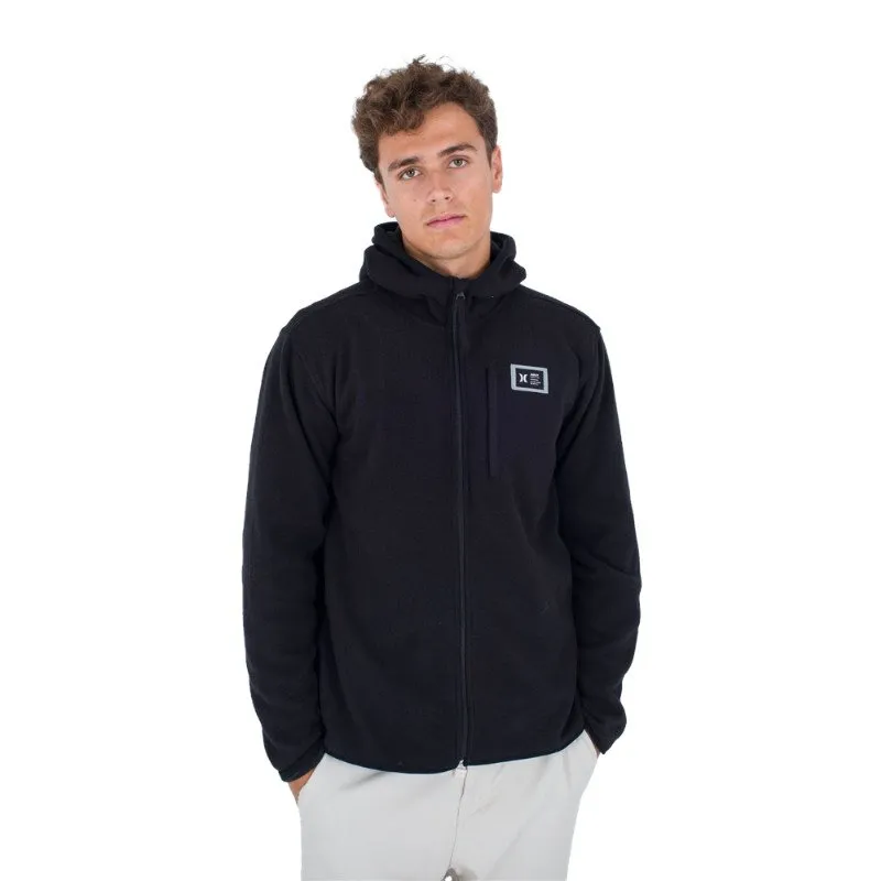 Hurley MESA RIDGELINE ZIP HOODY - BLACK