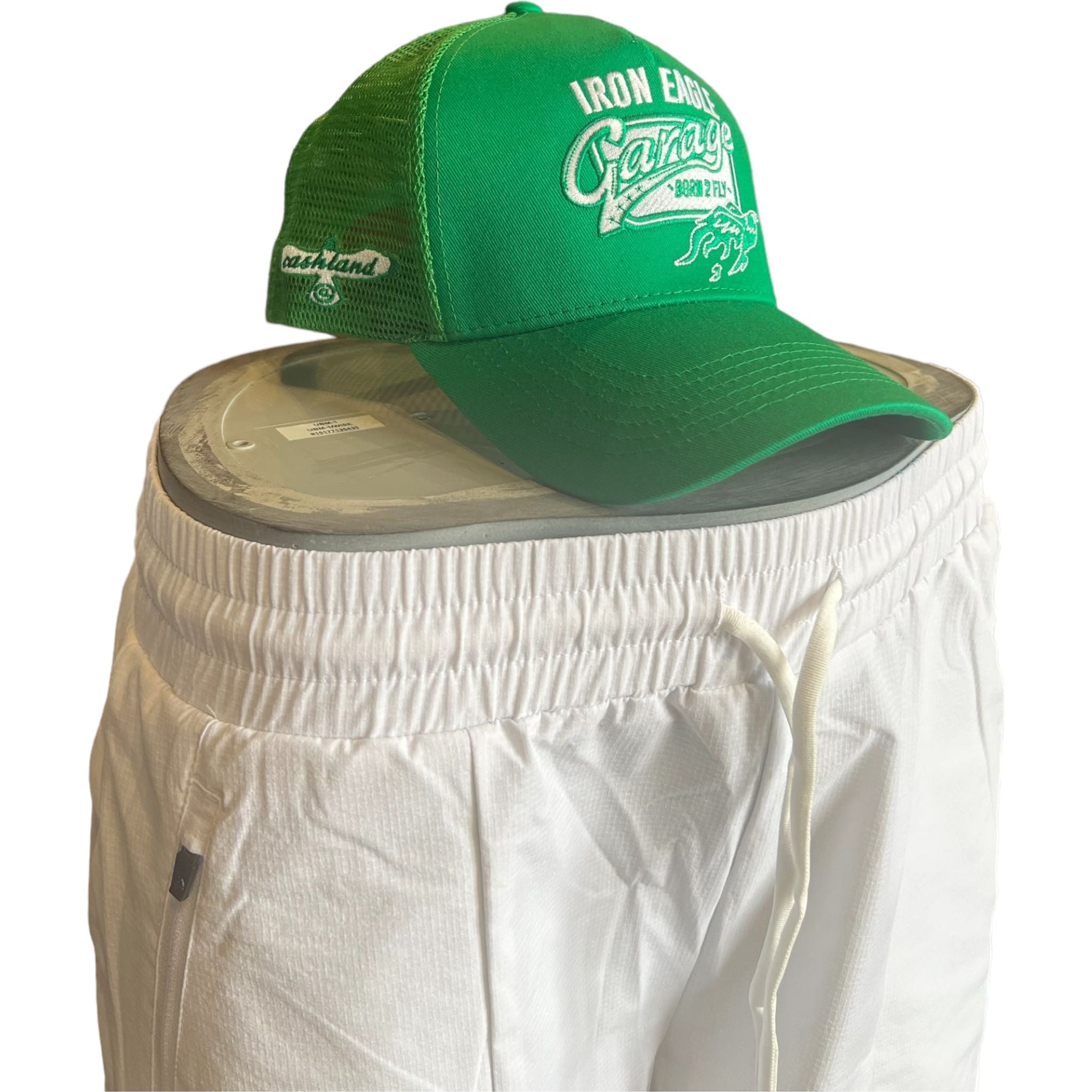 Iron Eagle Premium Trucker  Kelly Green . White