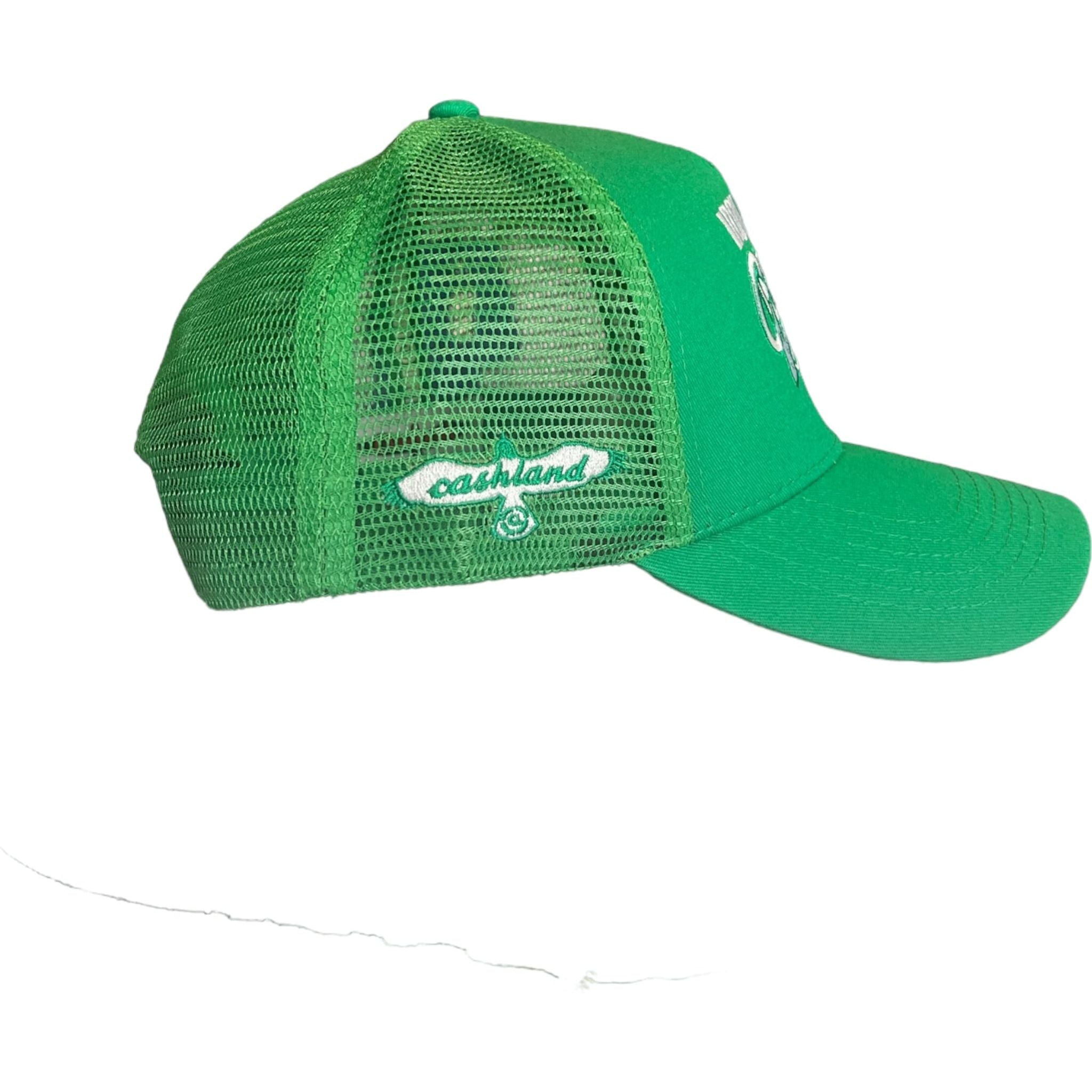 Iron Eagle Premium Trucker  Kelly Green . White