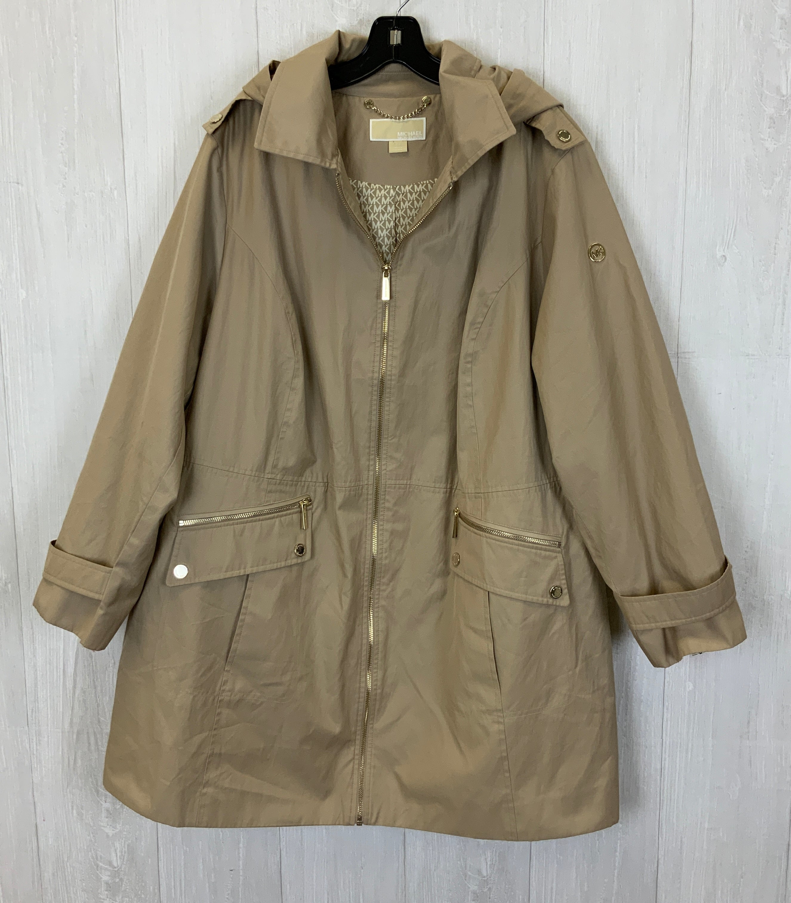 Jacket Windbreaker By Michael By Michael Kors  Size: 3x