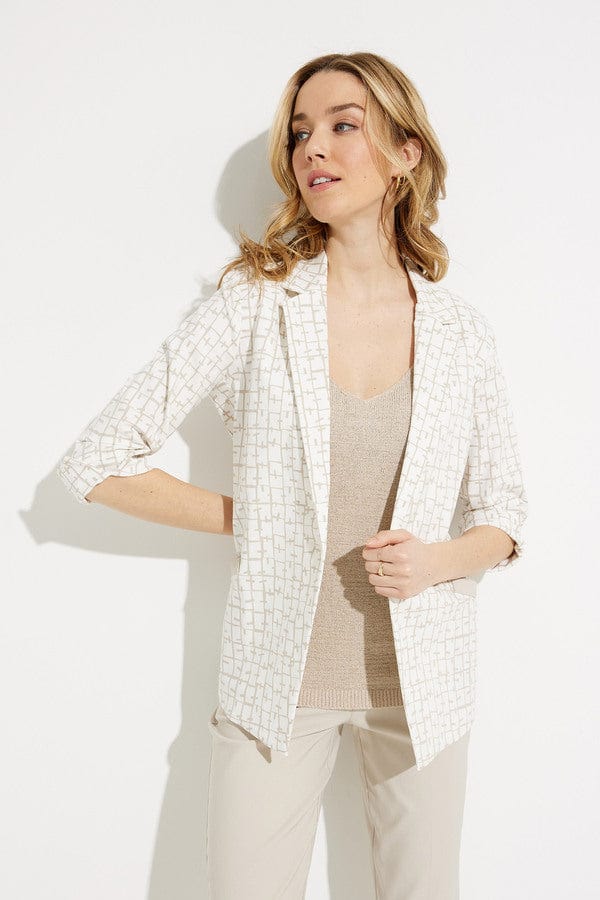 Joseph Ribkoff Printed Open Front Blazer - 232174