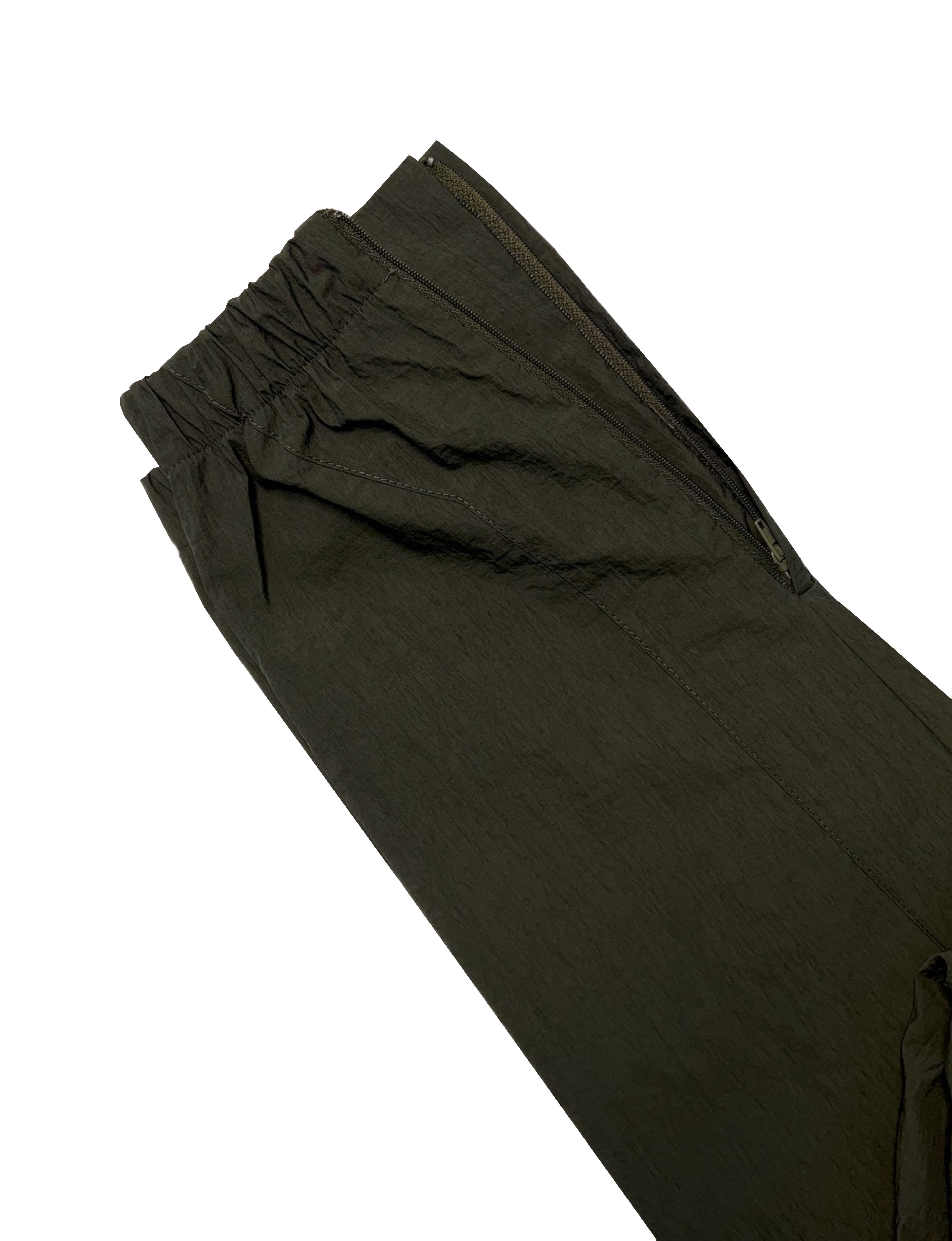 Khaki Windbreaker Track Pants