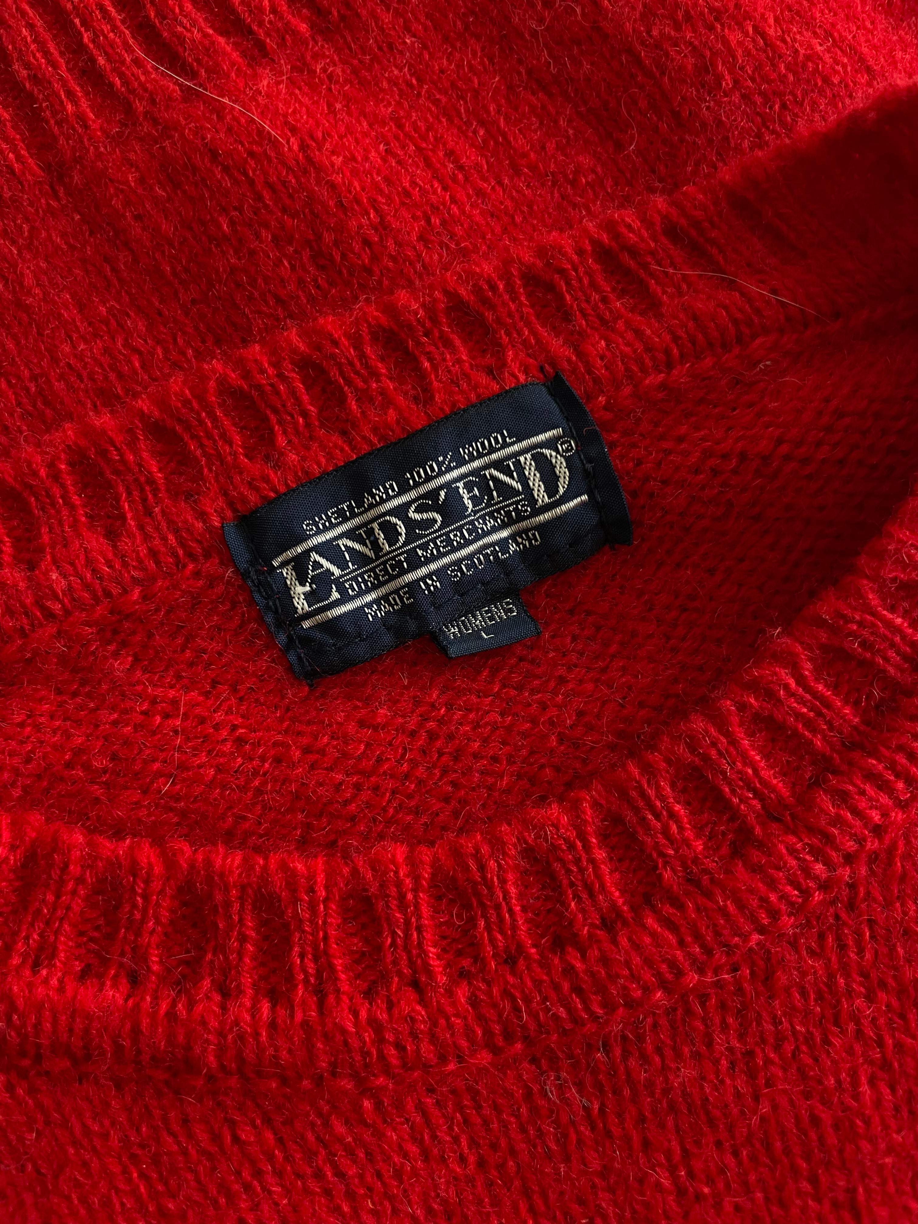 Land's End Wool Sweater | 1980s