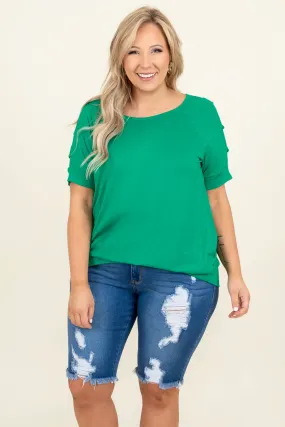 Last Compliment Top, Kelly Green