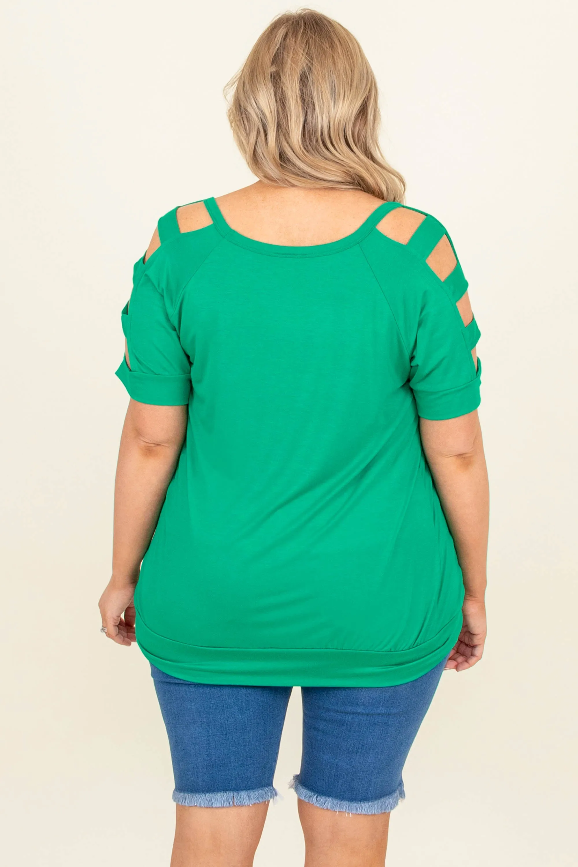 Last Compliment Top, Kelly Green