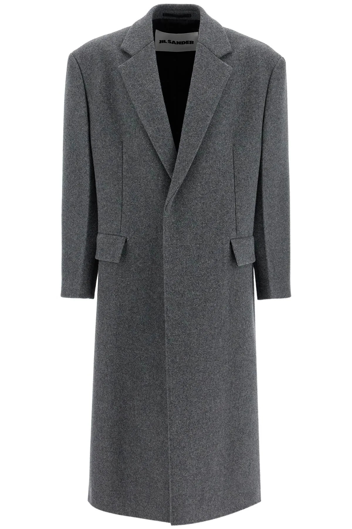 LONG FELTED WOOL COAT