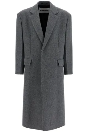 LONG FELTED WOOL COAT