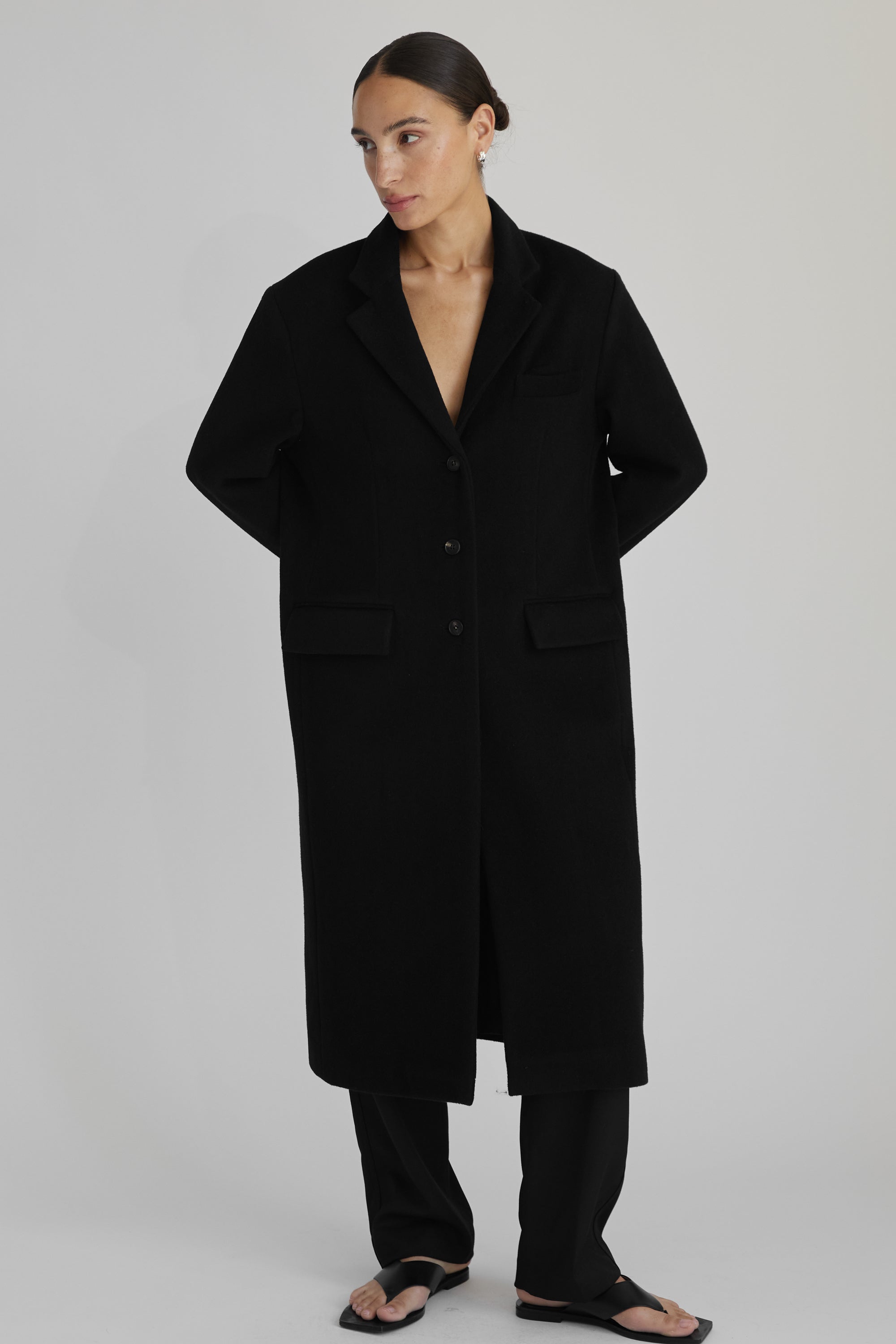 Long Wool Cashmere Coat