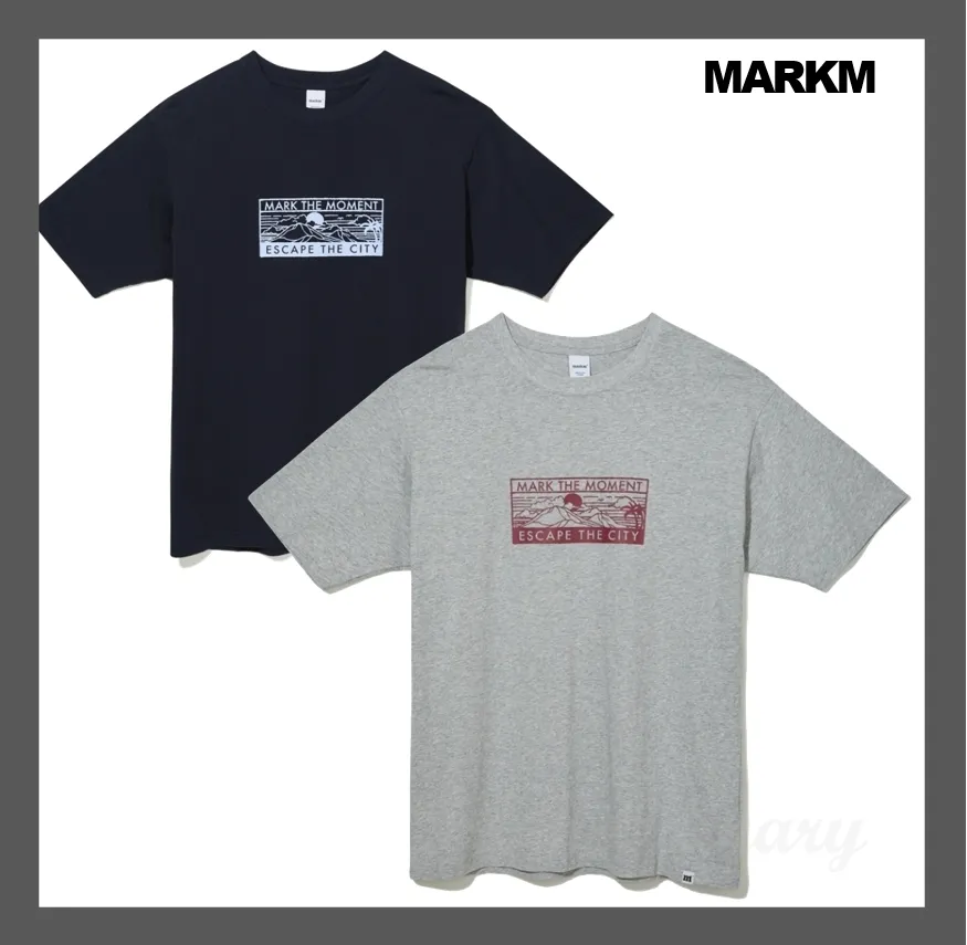 MARKM  |Unisex Street Style Logo T-Shirts