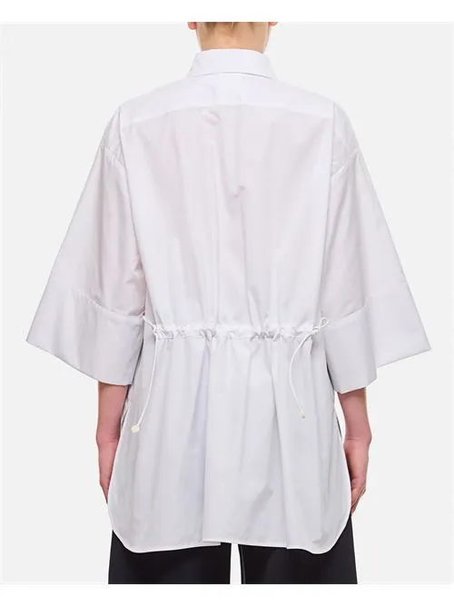 MaxMara  |Plain Cotton Short Sleeves Shirts & Blouses