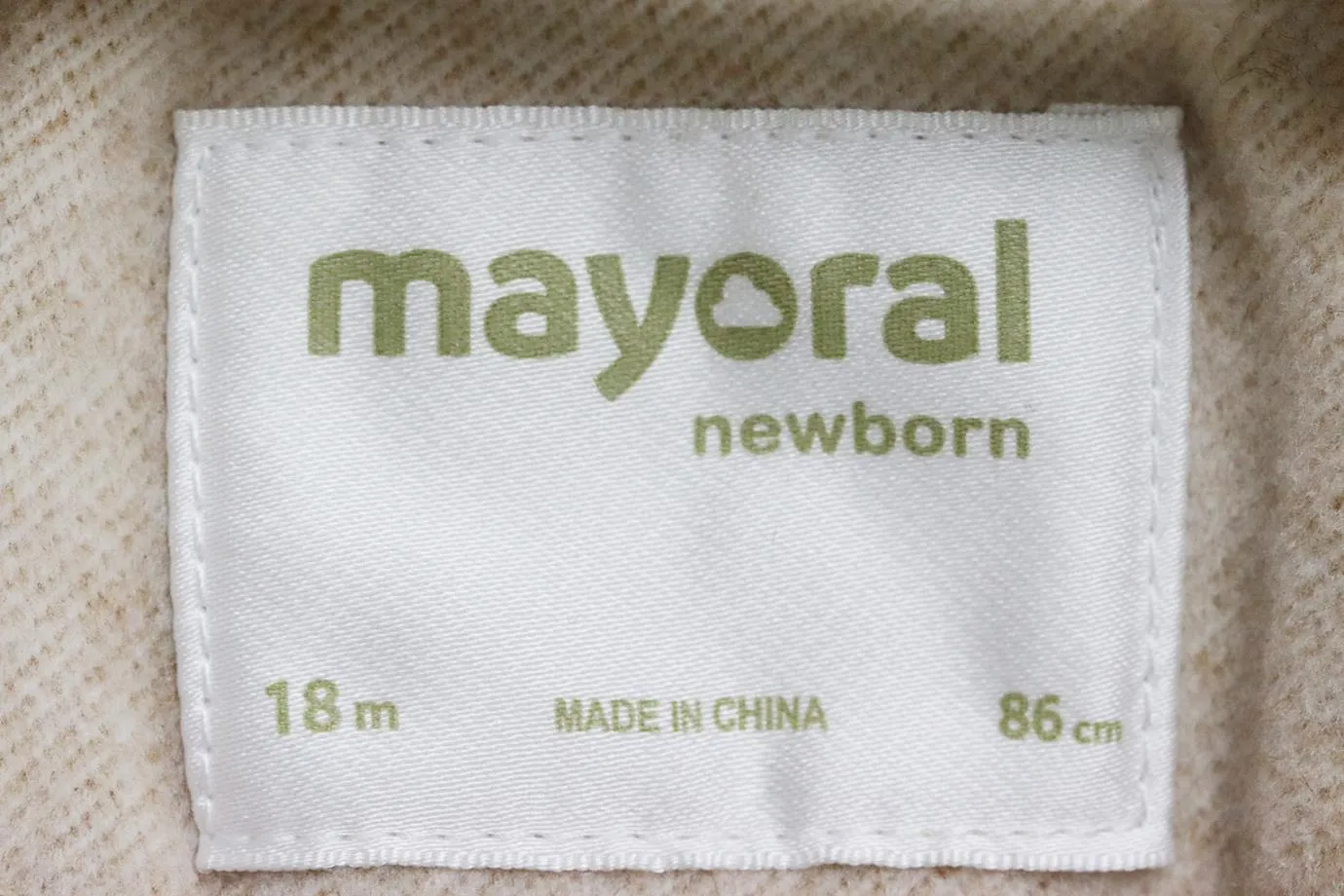 MAYORAL BABY GIRLS WOVEN COAT 18 MONTHS