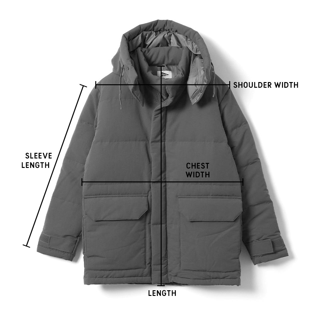 Men's Outerwear Size Guide