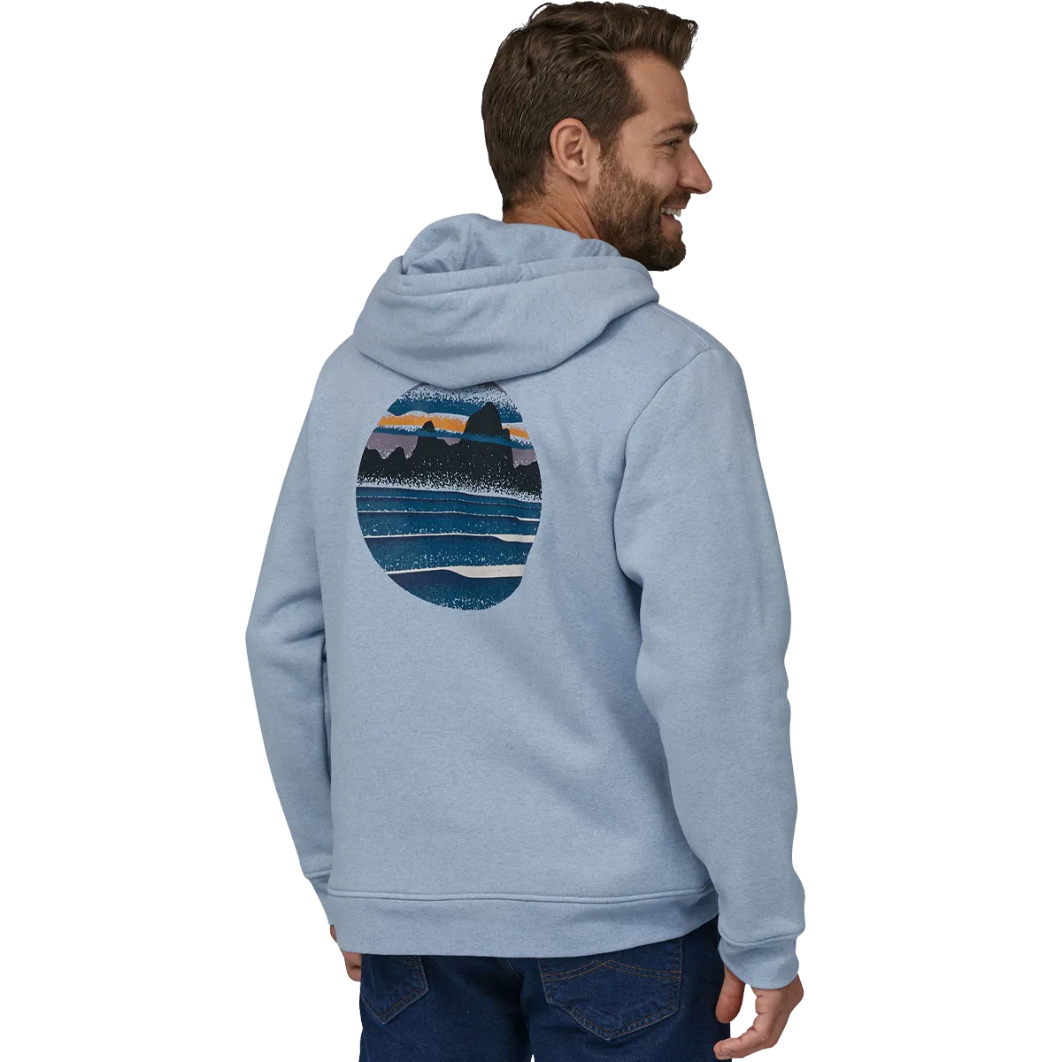 Men's Skyline Stencil Uprisal Full Zip Hoody