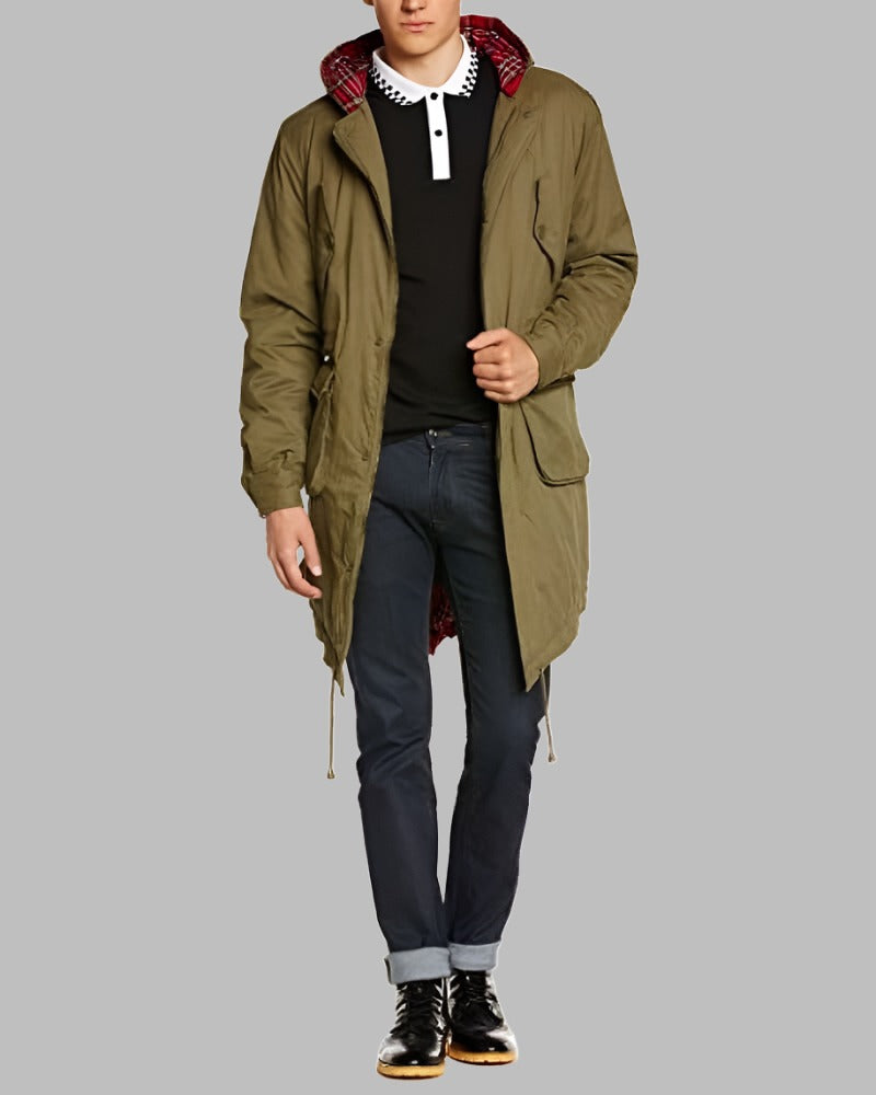 Merc TOBIAS Fishtail Parka Combat Green