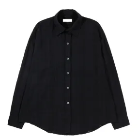 MFPEN CRINKLE SHIRT BLACK CHECK